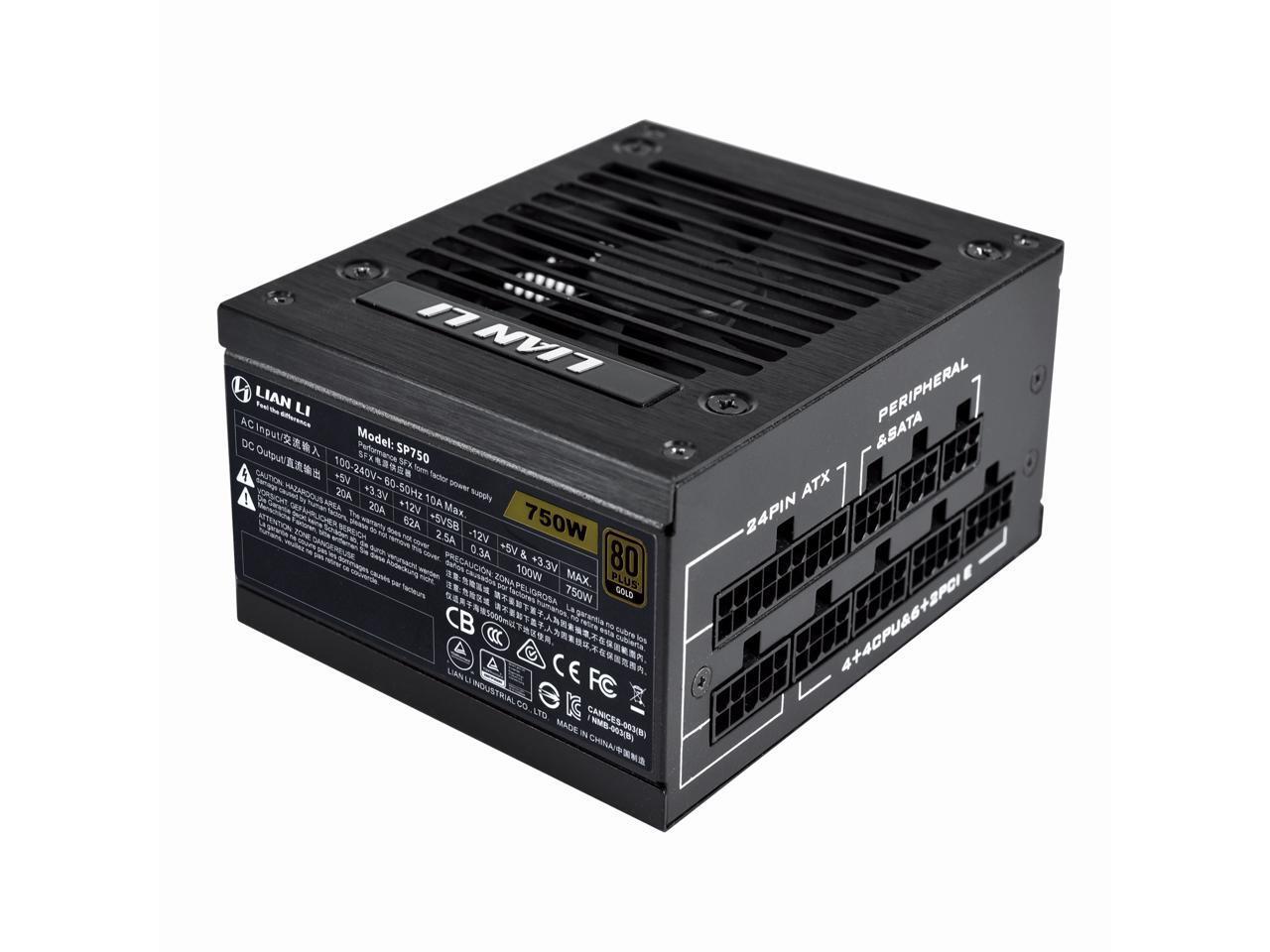 LIAN LI SPX SMALL FORM FACTOR  750WATT Performance SFX Form Factor Power Supply - SP750