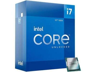 Intel Core i7-12700K Alder Lake 3.6GHz Twelve-Core LGA 1700 12TH GENERATION Boxed Processor - Heatsink Not Included
