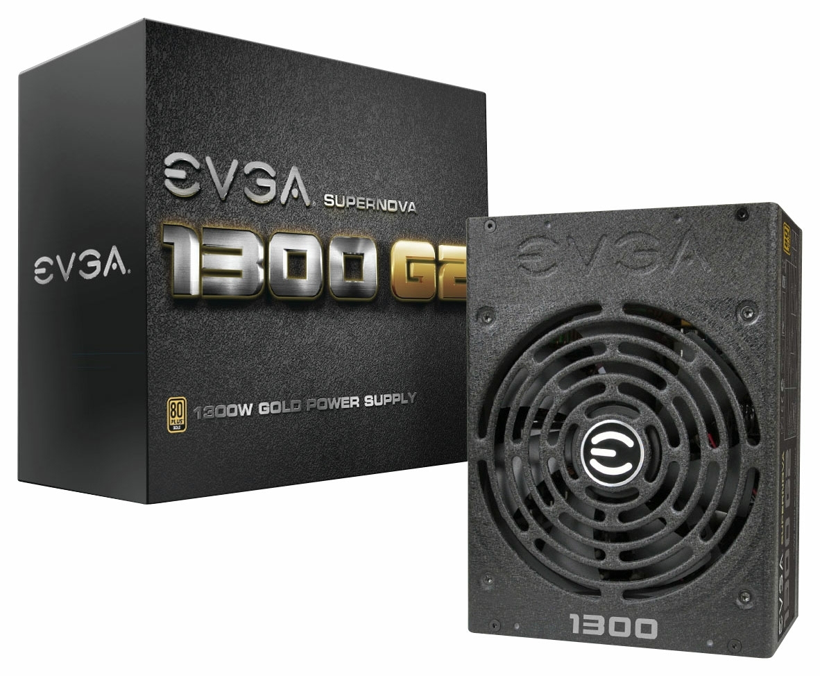 EVGA Supernova 1300 G2 1300W Modular Power Supply - 110 V AC, 220 V AC Input Voltage - I