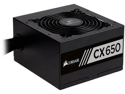 Corsair CX Series 650 Watt 80 Plus Bronze Certified Non-Modular Power Supply 