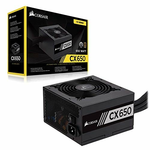 Corsair CX Series 650 Watt 80 Plus Bronze Certified Non-Modular Power Supply