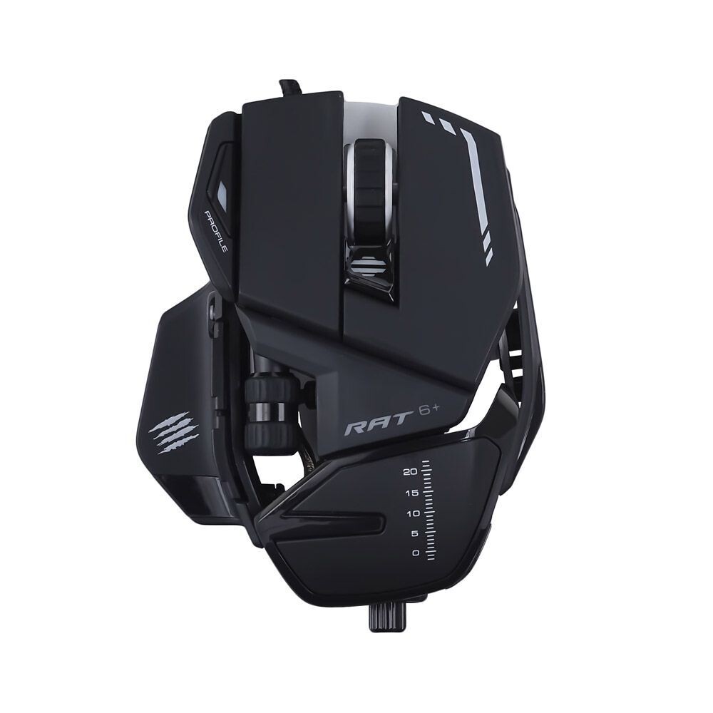Mad Catz The Authentic R.A.T. 6+ Gaming Mouse - Black/Red