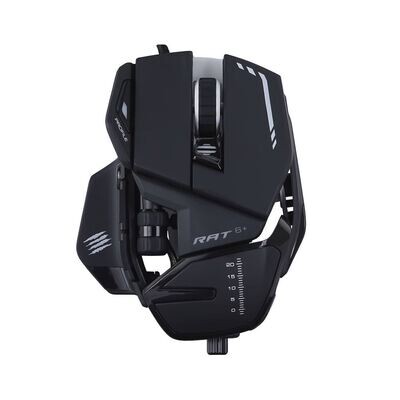Mad Catz The Authentic R.A.T. 6+ Gaming Mouse - Black/Red