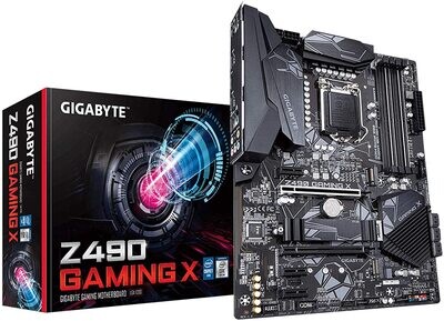GIGABYTE Z490 Gaming X (Intel LGA1200/Z490/ATX/2xM.2/Realtek ALC892/Intel LAN/SATA 6Gb/s/USB 3.2 Gen 2/HDMI/Gaming Motherboard)