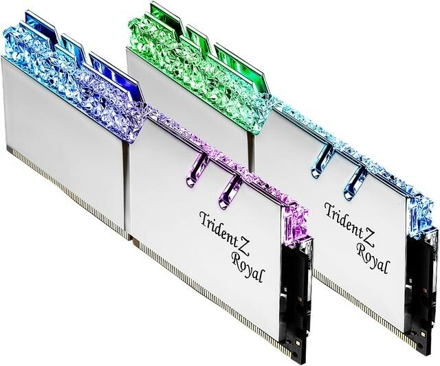 G.SKILL Trident Z Royal Series 32GB (2 x 16GB) 288-Pin DDR4 SDRAM DDR4 3600 (PC4 28800) Intel XMP 2.0 Desktop Memory Model F4-3600C19D-32GTRS