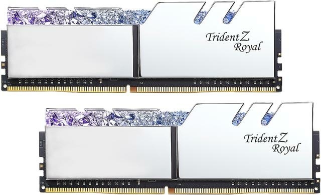 G.SKILL Trident Z Royal Series 32GB (2 x 16GB) 288-Pin DDR4 SDRAM DDR4 3600 (PC4 28800) Intel XMP 2.0 Desktop Memory Model F4-3600C19D-32GTRS