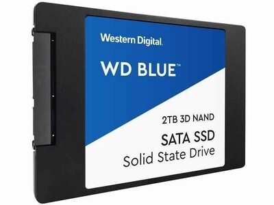 WD Blue 3D NAND 2TB Internal SSD - SATA III 6Gb/s 2.5