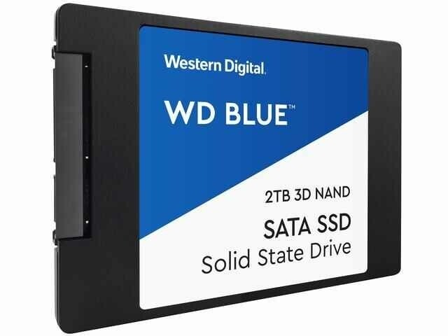 WD Blue 3D NAND 2TB Internal SSD - SATA III 6Gb/s 2.5"/7mm Solid State Drive - WDS200T2B0A