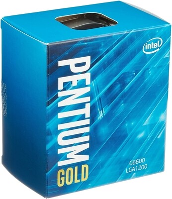 Intel Pentium Gold G-6600 Desktop Processor 2 Cores 4.2 GHz LGA1200 (Intel 400 Series chipset) 58W