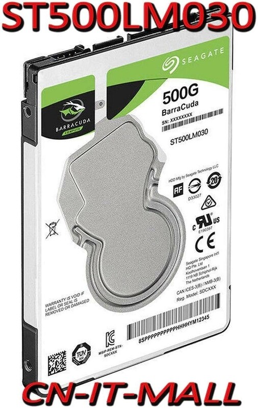 2.5" 500GB Seagate 5400 Laptop