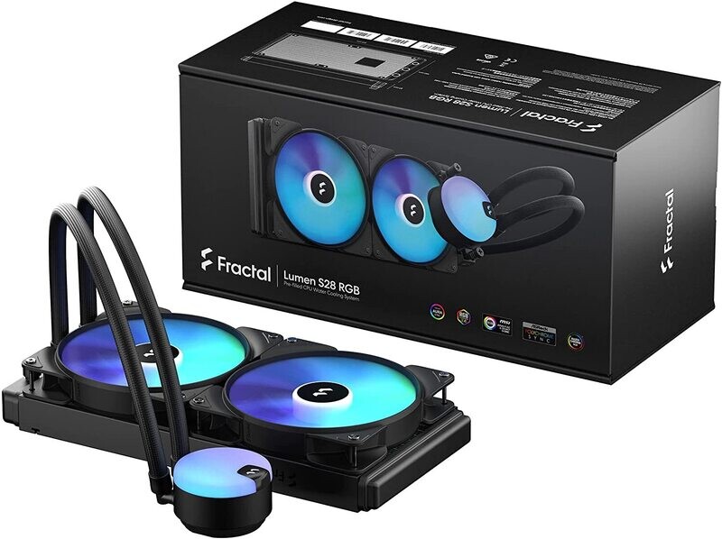 Fractal Design Lumen S28 RGB Aspect 14 RGB x2 AIO