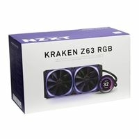 Kraken Z63 RGB 280mm Liquid Cooler White kit with LCD - NZXT