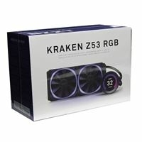 KRAKEN Z53 RGB White 240mm Liquid cooler with LCD - NZXT