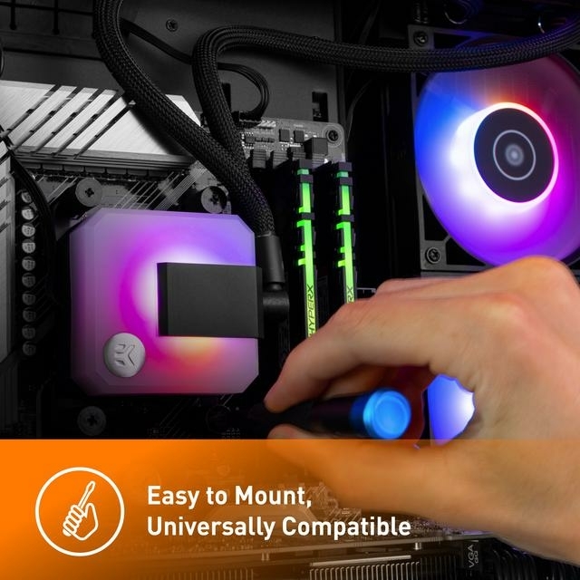 EK AIO 120 D-RGB Liquid Cooling system