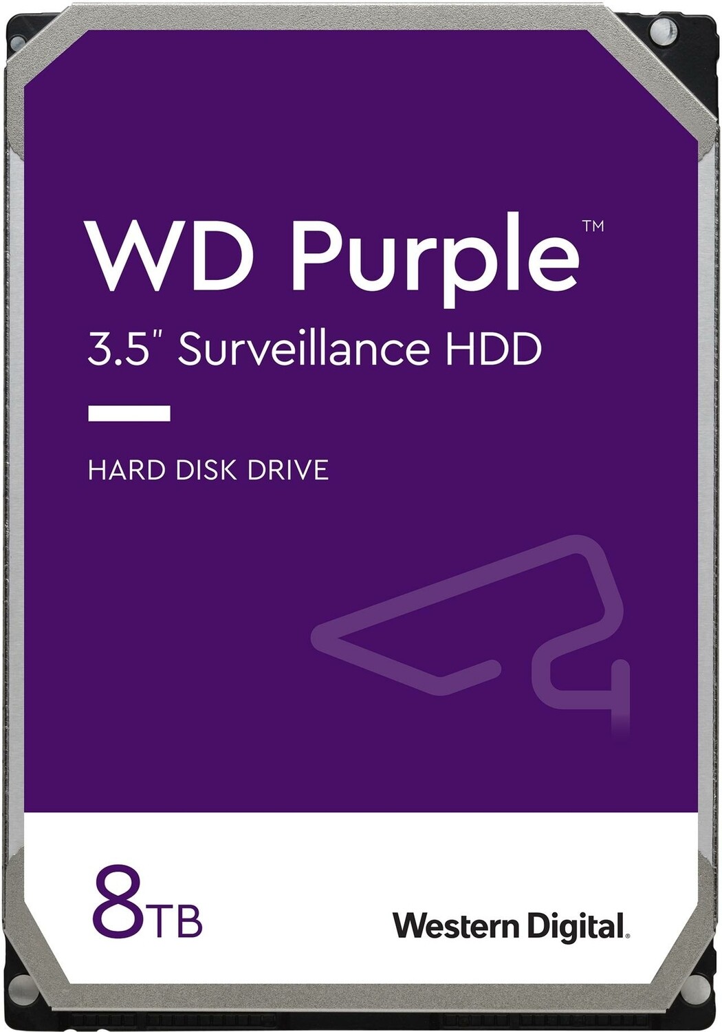 8TB Purple HDD WD Purple 7200 RPM 256MB Cache SATA 6.0Gb/s 3.5" Internal Hard Drive Bare Drive - OEM