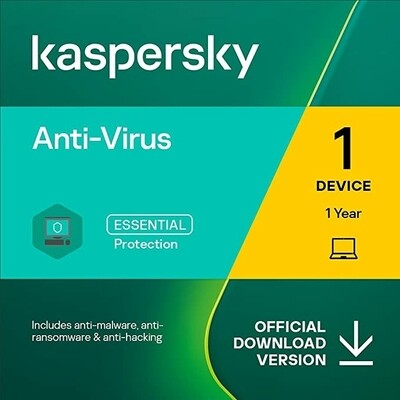 Kaspersky Anti-Virus, 1 PC - 1 year