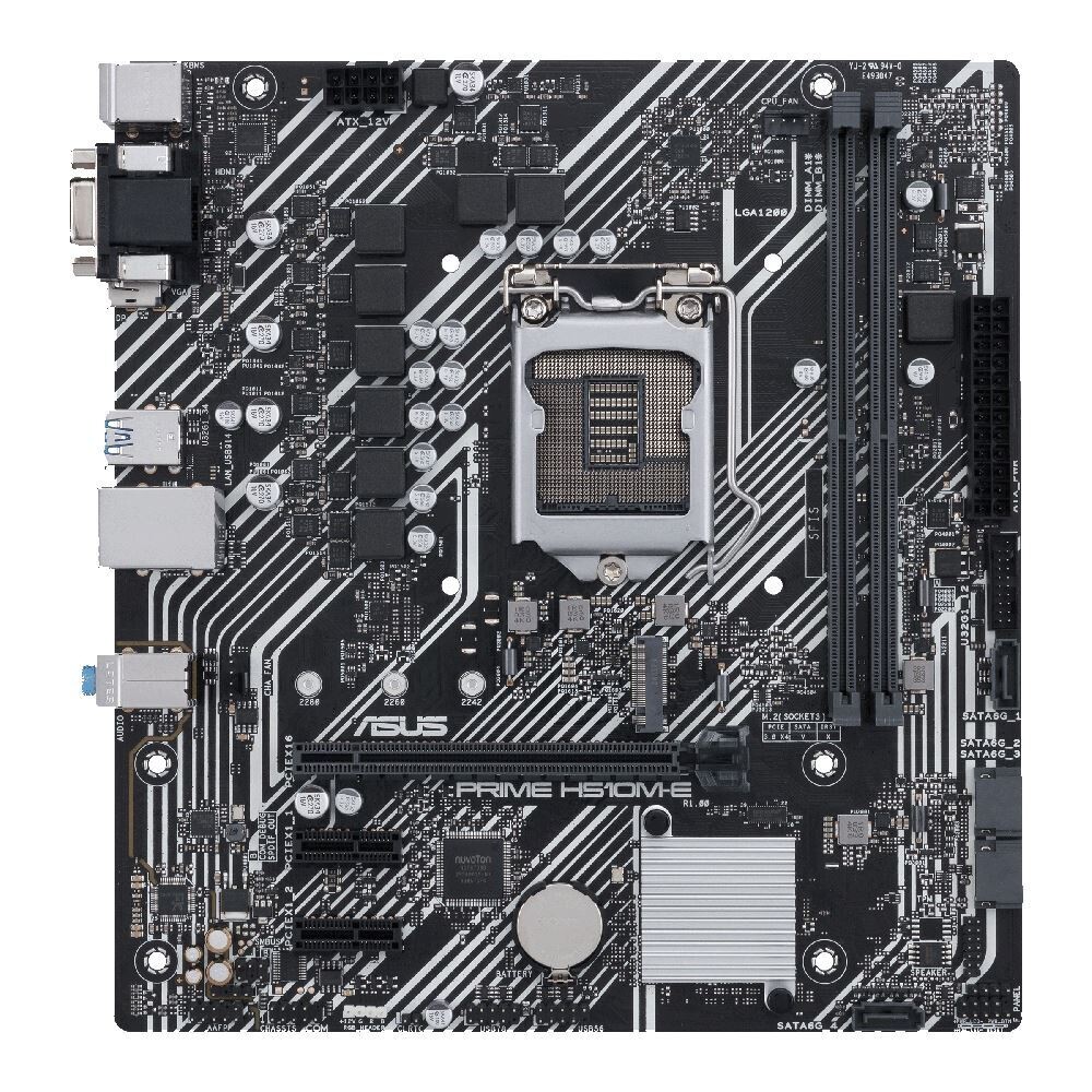 新着 (Intel® LGA1200 H510M-E Prime ASUS 11th/10th Micro-ATX Gen) マザーボード