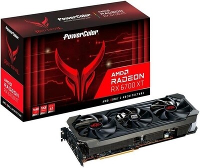 PowerColor Red Devil AMD Radeon RX 6700 XT Gaming Graphics Card with 12GB GDDR6 Memory, Powered by AMD RDNA 2, Raytracing, PCI Express 4.0, HDMI 2.1, AMD Infinity Cache