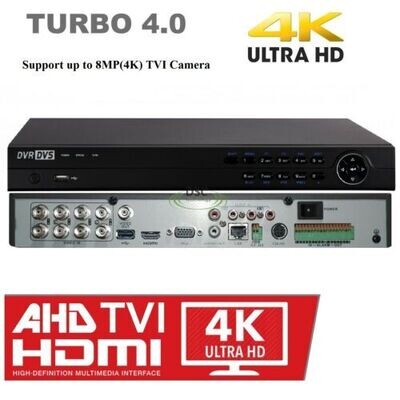 AR326-8/A 4K 8 CHANNEL TVI DVR Recorder