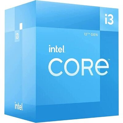 Intel Core i3-12100 Desktop Processor - 4 Cores (4P+0E) and 8 Threads - Up to 4