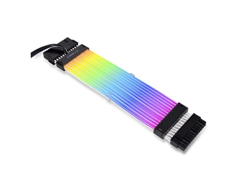 LIAN LI STRIMER PLUS V2 24 Pin Addressable RGB Power Extension Cable . Strimer L-connect 3.0 Controller Included - Strimer Plus V2 24 Pin