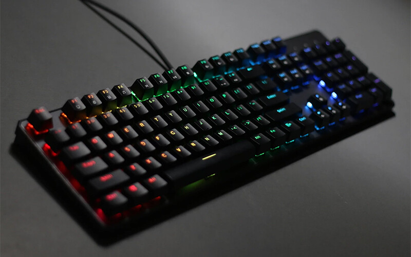TECWARE PHANTOM RGB MECHANICAL KEYBOARD -Red Switches TWKB-P87ZORD