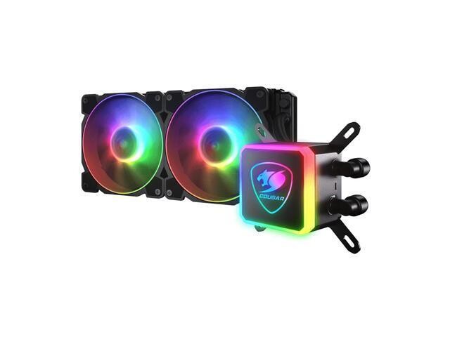 COUGAR AQUA 280 ARGB CPU Cooler - Black