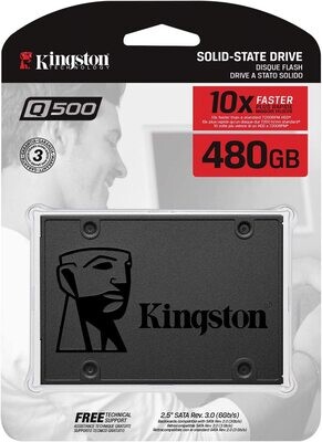 Kingston SQ500S37/480G 480GB Q500 SATA3 2.5 SSD- Ryzen 7000 series support