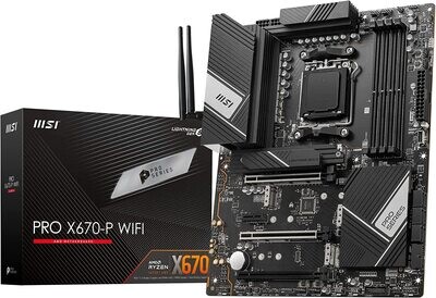 MSI X670-P PRO WIFI Desktop Motherboard - AMD X670 Chipset - Socket AM5 - ATX Ryzen 7000 series