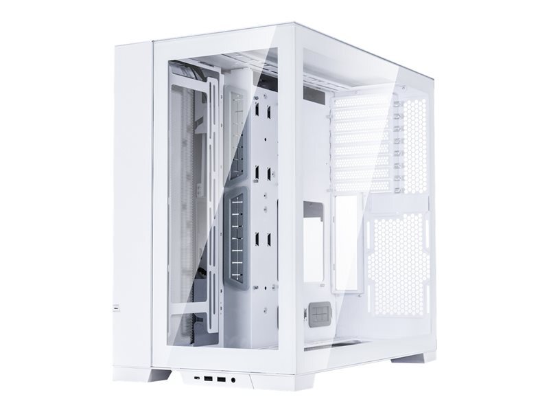 Lian Li O11 Dynamic Evo - Tower - extended ATX - windowed side panel (tempered glass) - no power supply - white - USB/Audio