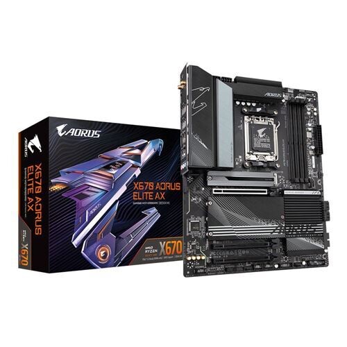 Gigabyte X670 AORUS ELITE AX AMD AM5 ATX Motherboard