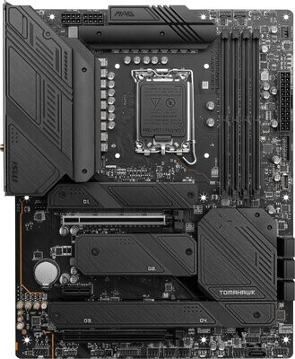 MSI - MAG Z790 TOMAHAWK WIFI DDR4 Socket 1700 USB 3.2 Intel Motherboard - Black