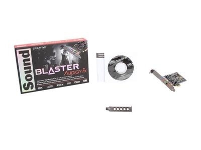 Creative Sound Blaster Audigy FX PCIe 5.1 Sound Card with High Performance Headphone Amp