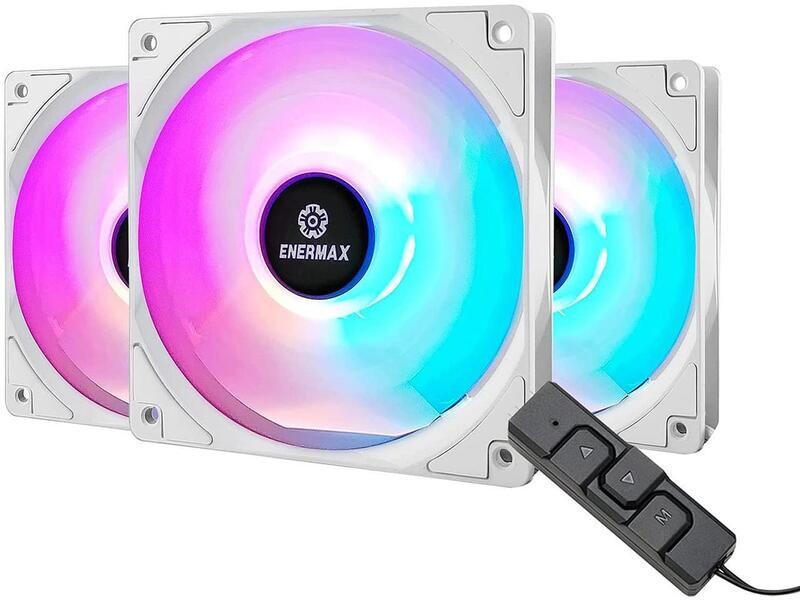 HF120 RGB ENERMAX - 3 White Fan Pack