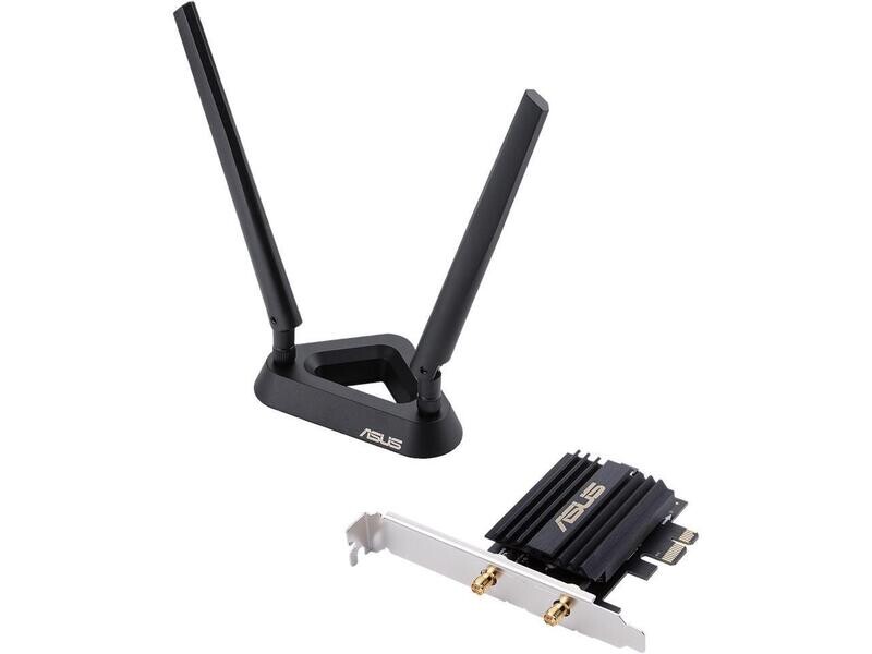 ASUS AX3000 (PCE-AX58BT) Next-Gen WiFi 6 Dual Band PCIe Wireless Adapter with Bluetooth 5.0 - OFDMA, 2x2 MU-MIMO and WPA3 Security
