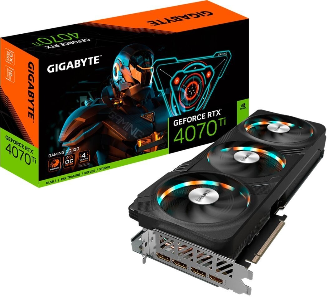 GIGABYTE - NVIDIA GeForce RTX 4070 Ti Gaming OC 12GB GDDR6X PCI Express 4.0  Graphics Card