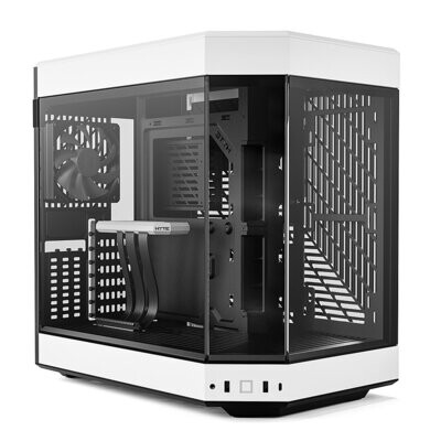 HYTE Case White CS-HYTE-Y60-BW Y60 MidTower ATX Tempered Glass Retail