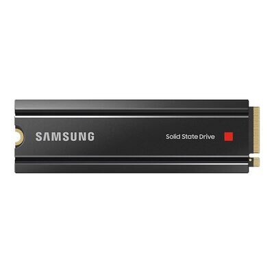 Samsung 980 Pro w/ Heatsink 1TB MLC V-NAND PCIe Gen 4 x4 NVMe M.2 Internal SSD