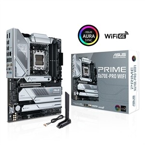 Asus Prime X670E-PRO WIFI Desktop Motherboard - AMD X670 Chipset - Socket AM5 - ATX