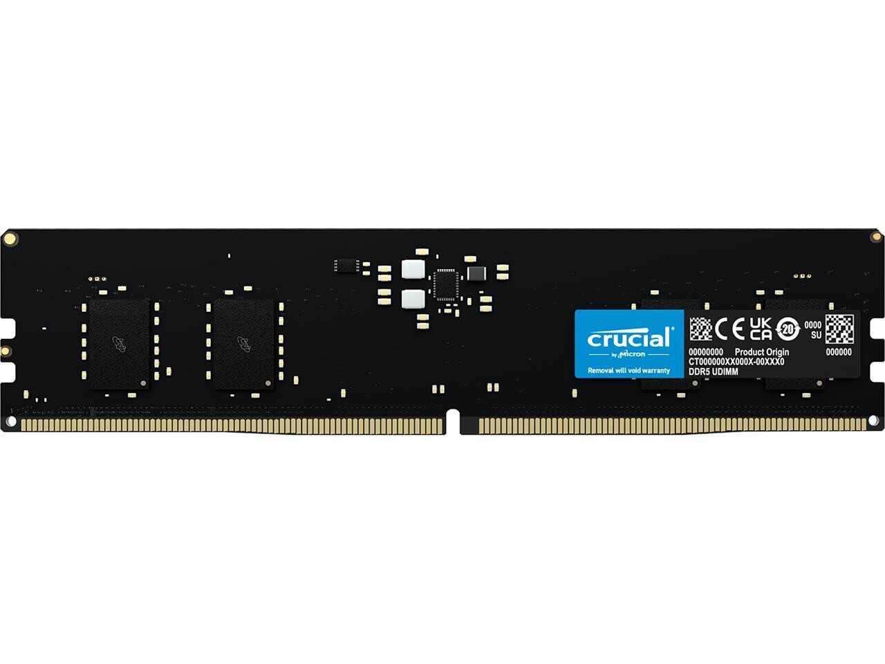 Crucial 16GB 288-Pin PC RAM DDR5 4800 (PC5 38400) Desktop Memory