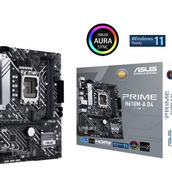 Asus prime H610m-A D4 Intel Lga 1700 Mainboard