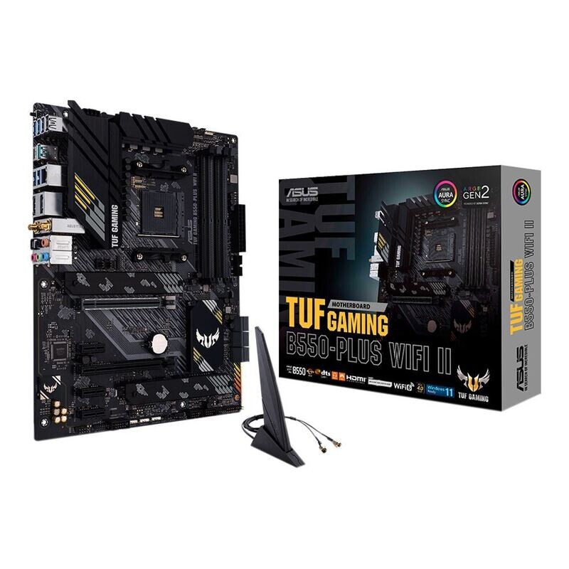 ASUS B550-PLUS TUF Gaming WiFi II AMD AM4 ATX Motherboard