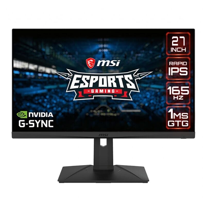MSI Optix G273QPF 27" 2K WQHD (2560 x 1440) 165Hz Wide Gaming Monitor
G-Sync Compatible; HDMI DisplayPort; 3-Sided Frameless; Flicker Free
