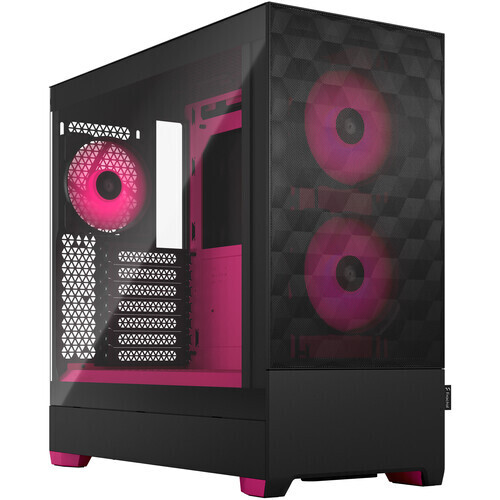 Fractal Design Pop Air RGB - Tower - ATX - windowed side panel (tempered glass) - no power supply (ATX) - magenta, clear, tinted - USB/Audio - for Fractal Design Model D, Type D Fractal Design Pop Air RGB - Tower - ATX - windowed side panel (tempered glass) - no power supply (ATX) - magenta, clear, tinted - USB/Audio - for Fractal Design Model D, Type D