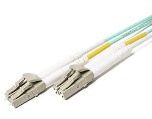 Fiber Patch Cord LC to LC OM3 Fiber 10Gb Multi-mode Duplex 50/125 LSZH LC Fiber Optic Cable Fiber Jumper for SFP Transceiver, Computer Fiber Networks 1-Meter(3.28ft) Fiber Patch Cord LC to LC OM3 Fiber 10Gb Multi-mode Duplex 50/125 LSZH LC Fiber Optic Cable Fiber Jumper for SFP Transceiver, Computer Fiber Networks 1-Meter(3.28ft)
