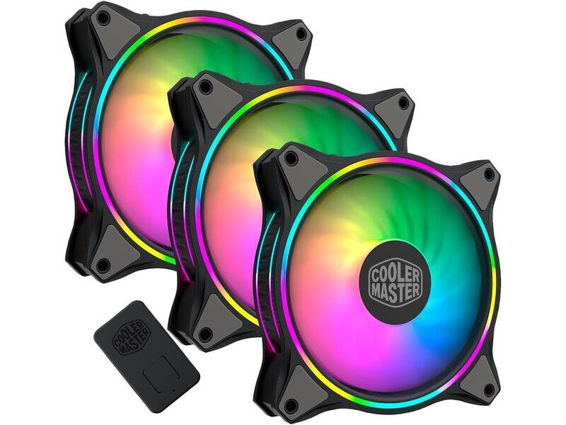 Masterfan MF120 HALO 3in1 120mm Fan with Duo-ring RIB Lightning  - CoolerMaster