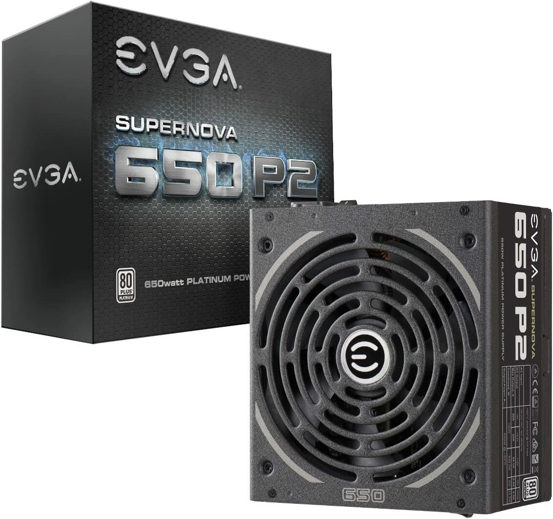 EVGA SUPERNOVA 650P2 PLATINIUM POWER SUPPLY
