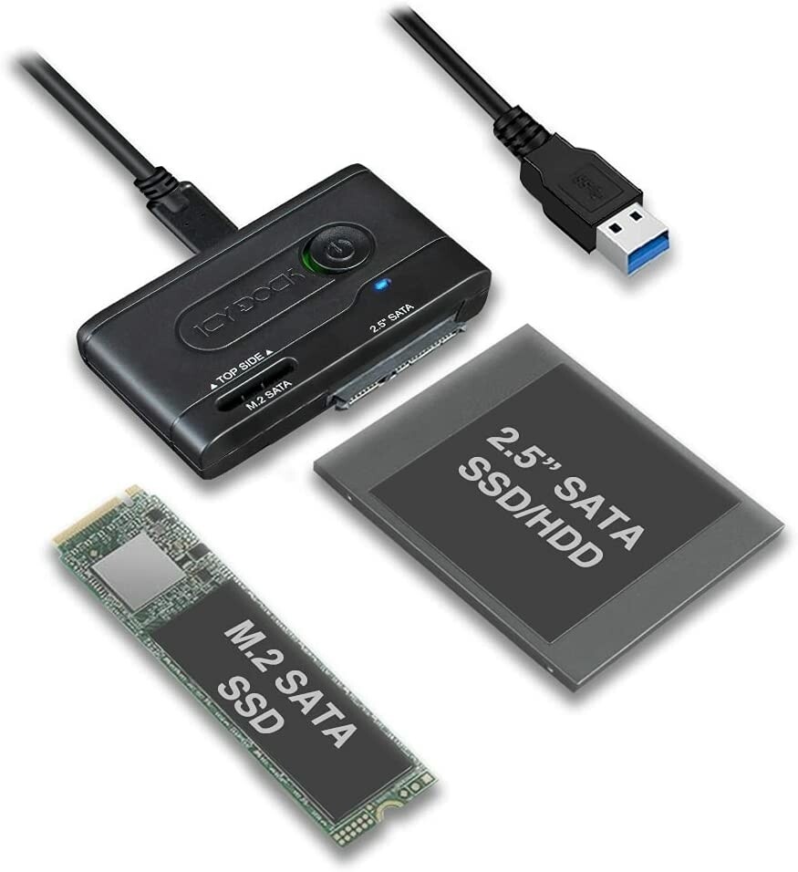 ICY DOCK 2.5 AND M.2 DATA II HARD DRIVE SSD