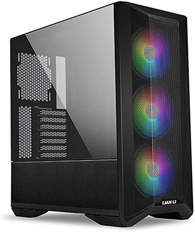 Ryzen 5000 Series AM4 Gaming PC, Case Options :: LIAN LI LANCOOL II MESH C RGB BLACK Tempered Glass ATX Case - Black Color ,Type C Included- LANCOOL II MESH C RGB-X (820)(182)