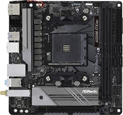 ASROCK  MOTHERBOAR A520M-ITX/AC